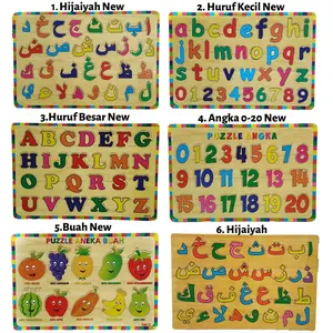 Mainan Edukasi Anak - Aneka Puzzle Kayu -  Mainan Kayu Pintar - Murah Bisa COD
