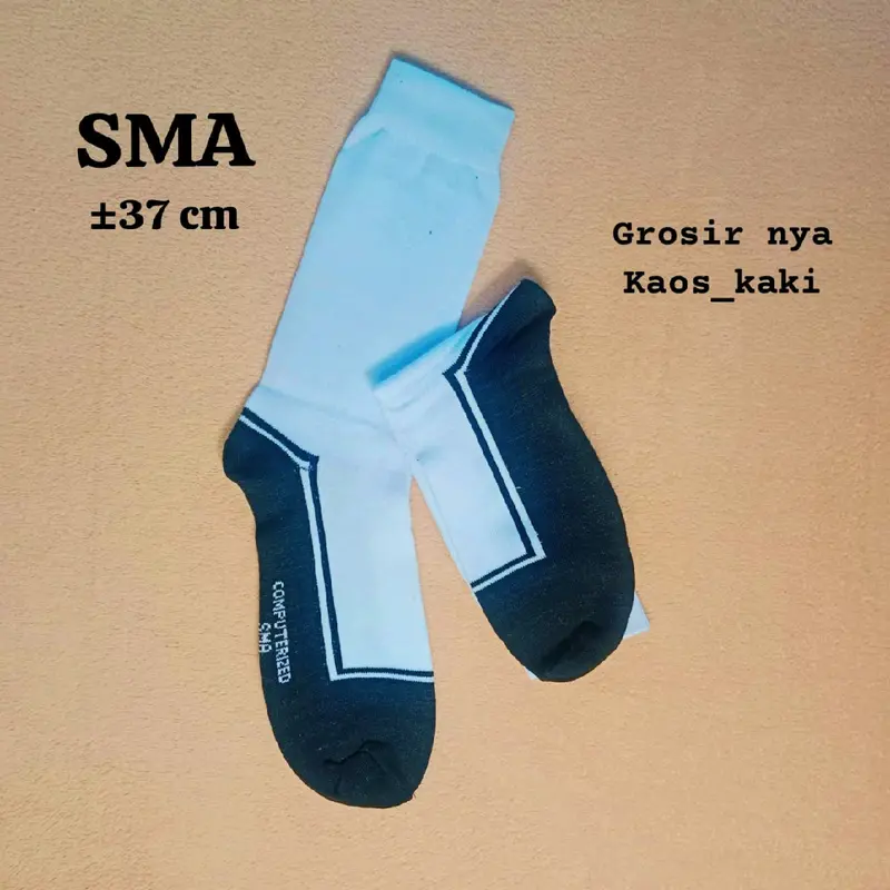 Kaos kaki sekolah SD-SMP-SMA Bahan PE Premium 3