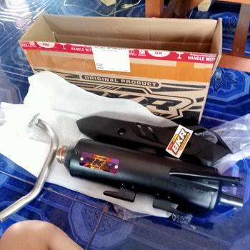 Product Review of Knalpot Moncong Shijiro Paket lengkap Tameng Original BKR EXHAUST untuk Motor Beat Vario Scoopy Nmax Aerox Pcx Mio - Motorcycle Karbu Racing Silincer from ** 4**4 N** 0
