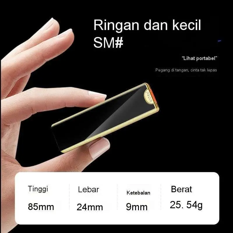 Korek Elektrik Mini Portable Korek Api Listrik Mini USB Lighter Pemantik Api Elektrik 2