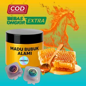 TERLARIS - Madu bubuk alami isi 4 -dari bahan madu serbuk herbal honey