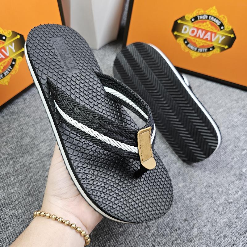  TRI ÂN 69K Dép xỏ ngón nam DONAVY cao cấp quai phối cách điệu D.ksoc 