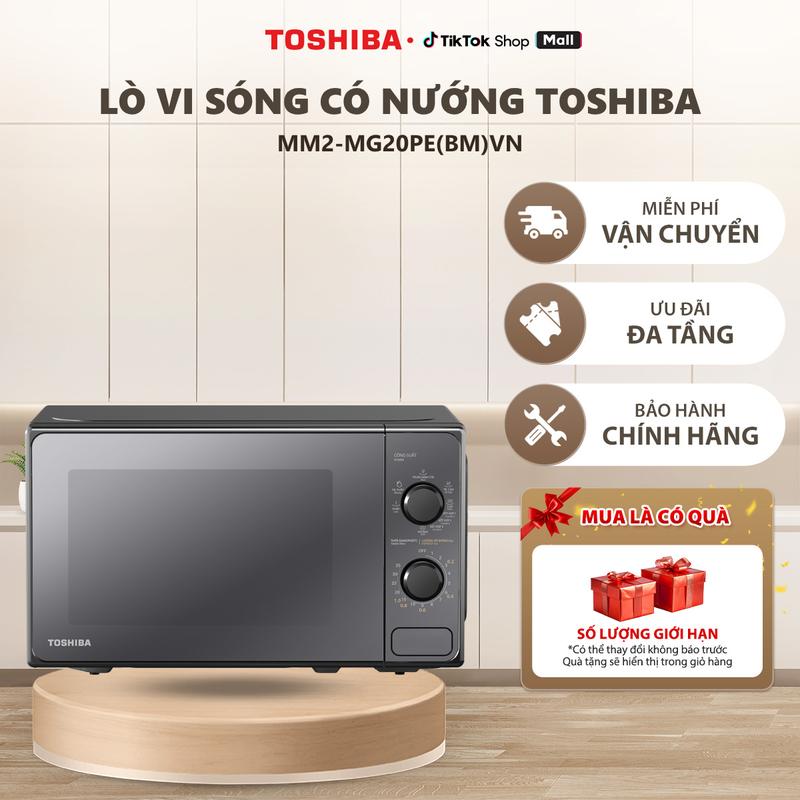 Lò vi sóng có nướng Toshiba MM2-MG20PE(BM)VN 20L - 9 mức công suất