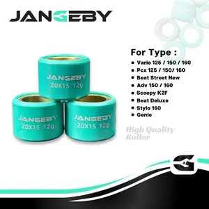 ROLLER JANGEBY 20X15 9-15 GRAM VARIO 125 150 160 PCX CBU ADV GENIO BEAT DELUXE 2021 NEW SCOOPY H4
