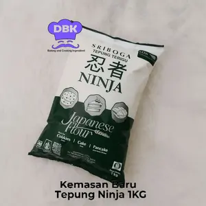 SRIBOGA NINJA 1kg tepung terigu protein rendah premium