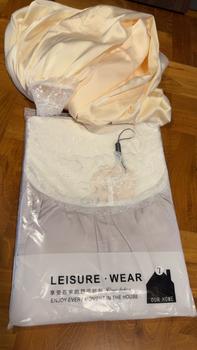 Product Review of Loose solid color nightdress thin style simple lace palace style slim fashion temperament summer elegance from M** 0