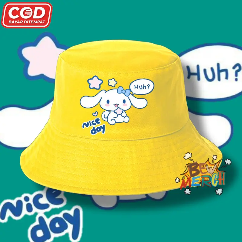Topi Bucket Anak Cinnamorol / Topi Anak cinnamorol 4