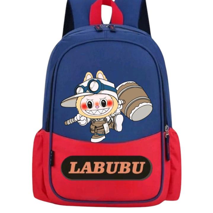 Tas Ransel Anak Paud TK SD Kelas 1 Karakter Labubu Boneka Kekinian dan Trendy - Fashion tas labu labu anak 2