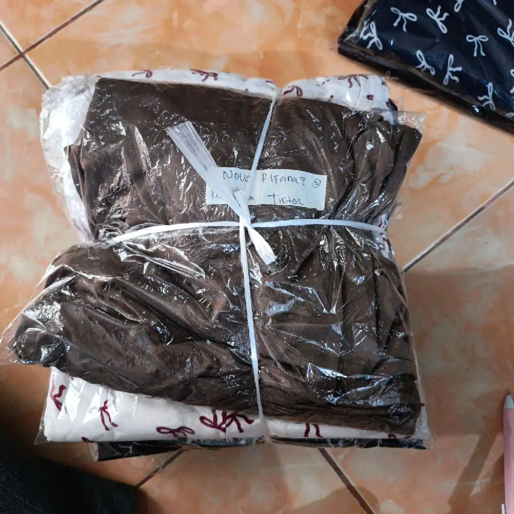 Tanpa Merek, Gamis Set Inara Jersey dan Gamis Rayon New
