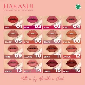 Hanasui Mattedorable Matte lipcream -lipcream hanasui Boba