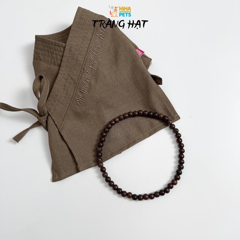  Chuỗi Hạt Tràng Đeo Cùng Áo Lam Cho Thú Cưng Vòng Cổ Cho Chó Mèo Thú Cưng HiHaPets 