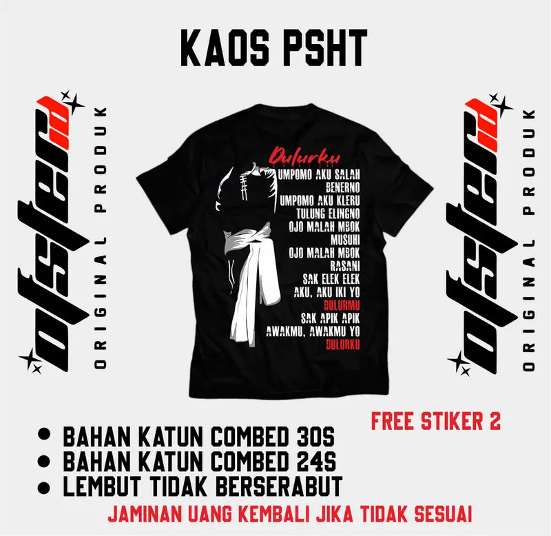 Kaos PSHT Dulurku 1922 keren 2