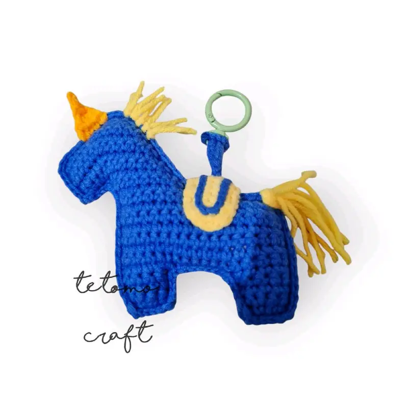 Gantungan Tas Rajut Unicorn Tetomo Craft Berkualitas Tinggi tote 1