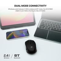 Gambar Fantech Wireless 2.4ghz + Bluetooth 5 Mouse Office Silent Click Kantor W190D Dual Mode free baterai - White dari SuperstoreComputindo Kota Administrasi Jakarta Pusat 2 Tokopedia