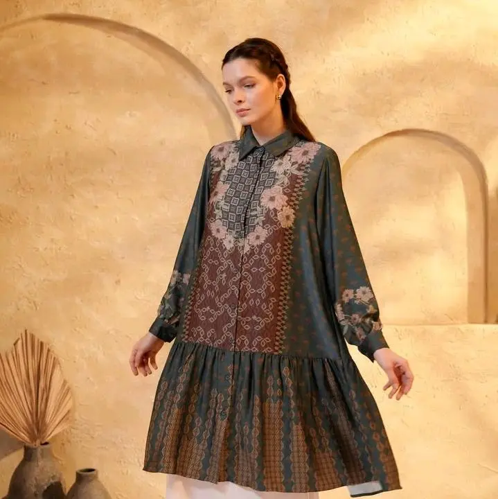 HURAIN TUNIC Premium Wanita terbaru by heavenlight 7