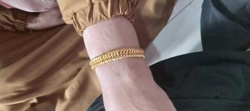 Product Review of Gelang Papan Besar Bisa Di Sepuh Ulang Perhiasan Bracelets lebar 1,Cm from i**a 1
