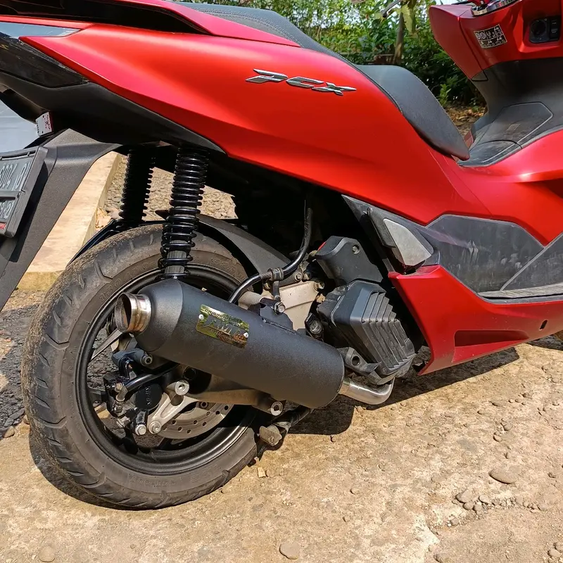 Knalpot Original RMP Type Luster sarbor 3×4  bor up/ kirian Beat Fi, Vario, Mio, Pcx, Nmax, Aerox Fullsystem  Kendaraan Racing  Motorcycle 5