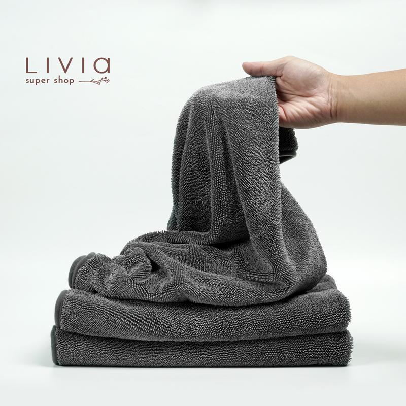WATER MAGNET DRYING TOWEL LAP PENGERING CUCI MOBIL TWISTED LOOP MICROFIBER 600 GSM SEKALI USAP KERING SANGAT MENYERAP AIR ANTI BARET HALUS TEBAL 4