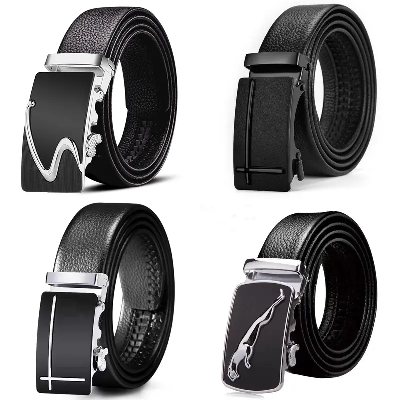 Korea belt men premium high quality buckle leather belt fashionable casual belt