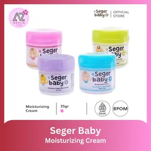 Seger Baby Moisturizer Cream 35gr Lotion Melembabkan Bayi Aloe Vera & Rice Milk BPOM Kulit Sensitif Varian Rice Milk Chamomile & Aloe Vera Sunflower