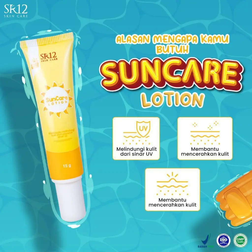 Suncare sr12 untuk mencerahkan dan melembabkan kulit