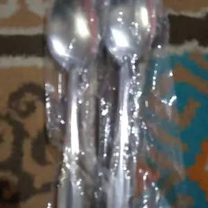 promo!!!paket 2 lusin sendok/garpu makan stainless isi 24 pcs Steel Kitchenware