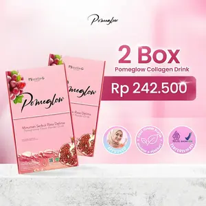 BUNDLE POMEGLOW COLLAGEN LEBIH HEMAT ORI BPOM HALAL
