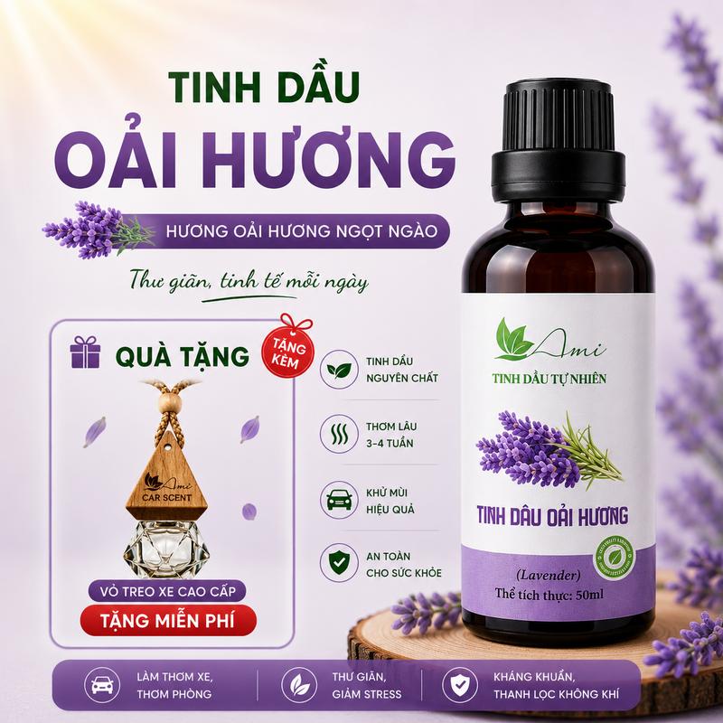 Tinh Dầu 50ml Nhiều Mùi Hương Thơm Phòng, Khử Mùi Ô Tô, Treo WC - Tiết Kiệm,…
