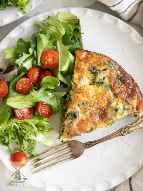 Delicious Spinach Mushroom Ham Quiche [Best Seller} with 5 size options to choose from 2