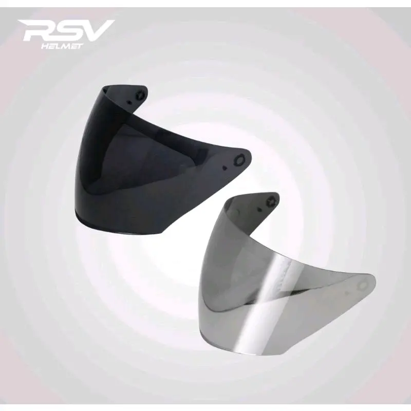 Kaca Helm Half Face RSV SV300 Original Dan Iridium Norisk