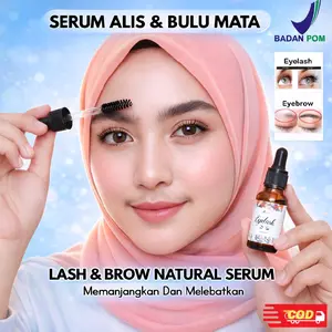 Free Kuas Serum Penumbuh Alis dan Bulu mata Lash & Brow Natural Serum