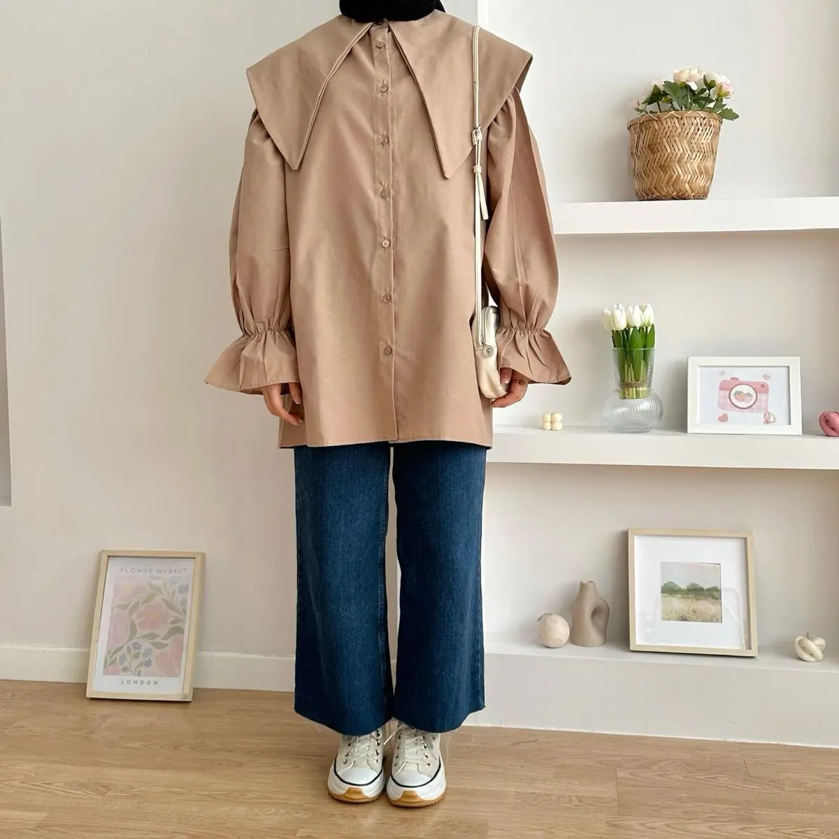 razakhanania baju blouse wanita kemeja kekinian