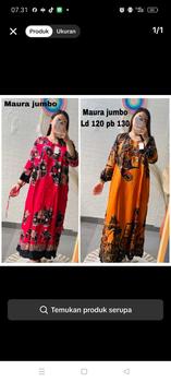 Product Review of Isi 3 pcs Daster Shanum / Cipir Jumbo LD 120 busui from R**o 3