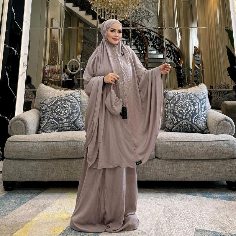 Mukena Daniella Journey Mukena Travel Polos Journey Dewasa Lebaran Mukena Muslim Nyaman 2