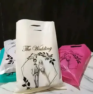 Kantong Plastik Wedding Hd isi 50 pcs, kantong plastik syukuran, kantong plastik hajatan, kantong belanja, kantong plastik desain, kantong snack