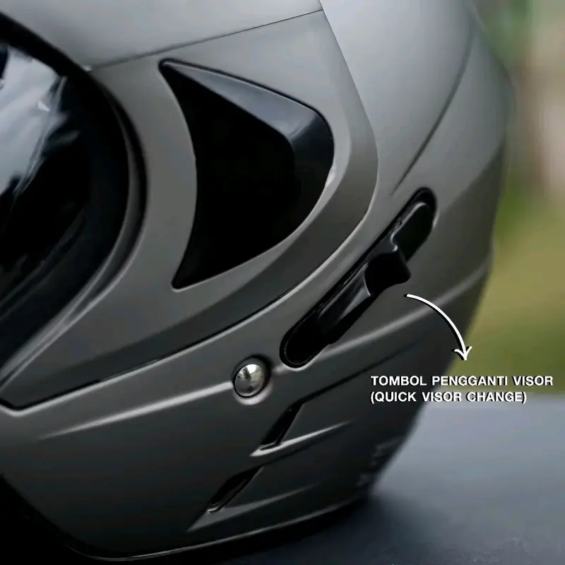 INK Helm JP8 Half Face Pria Wanita SNI Double Visor 2