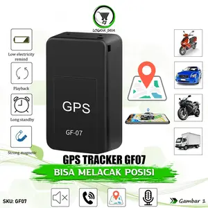 GPS GF07 Alat Pencari Lokasi Posisi Tracking Location Rekam Suara Real Time SOS Anti Los Hilang GSM GPRS GPS Tracker Locator Sistem Keamanan Monitoring Kendali Jarak Jauh Untuk Kendaraan Car Mobil Sepeda Motor