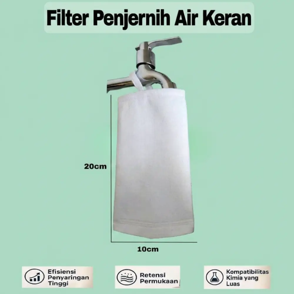 filter penjernih air keran saringan air keran dan toren filter air saringan air keruh kuning berlumpur Set