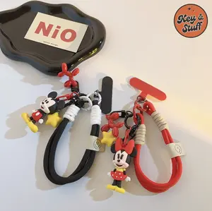 Tali Hp Lucu Gantungan Hp Phone Strap Tali Motif Mickey Minnie Sanrio Lucu Handphone Hand Strap Lucu Lanyard Hp Gantungan Hp Universal Aesthetic