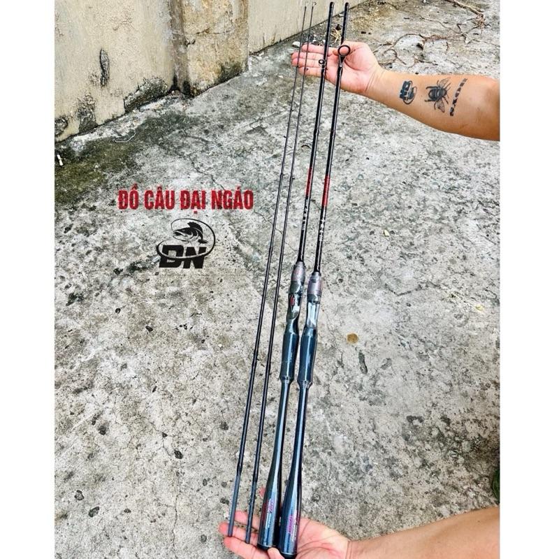 CẦN CÂU CÁ LURE HI POWER CARBON Xoắn X cán bóng chày Đại Ngáo ĐẦU BƯU CHỐNG XOẮN Chuẩn hãng bản cần đứng nâng cấp Khoen đề ba cao khớp nối hở