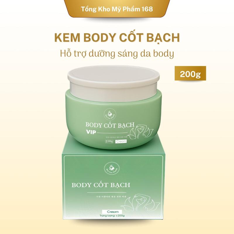 Kem Body Cốt Bạch VIP giúp dưỡng sáng da, hỗ trợ làm đều màu da xỉn màu 200g