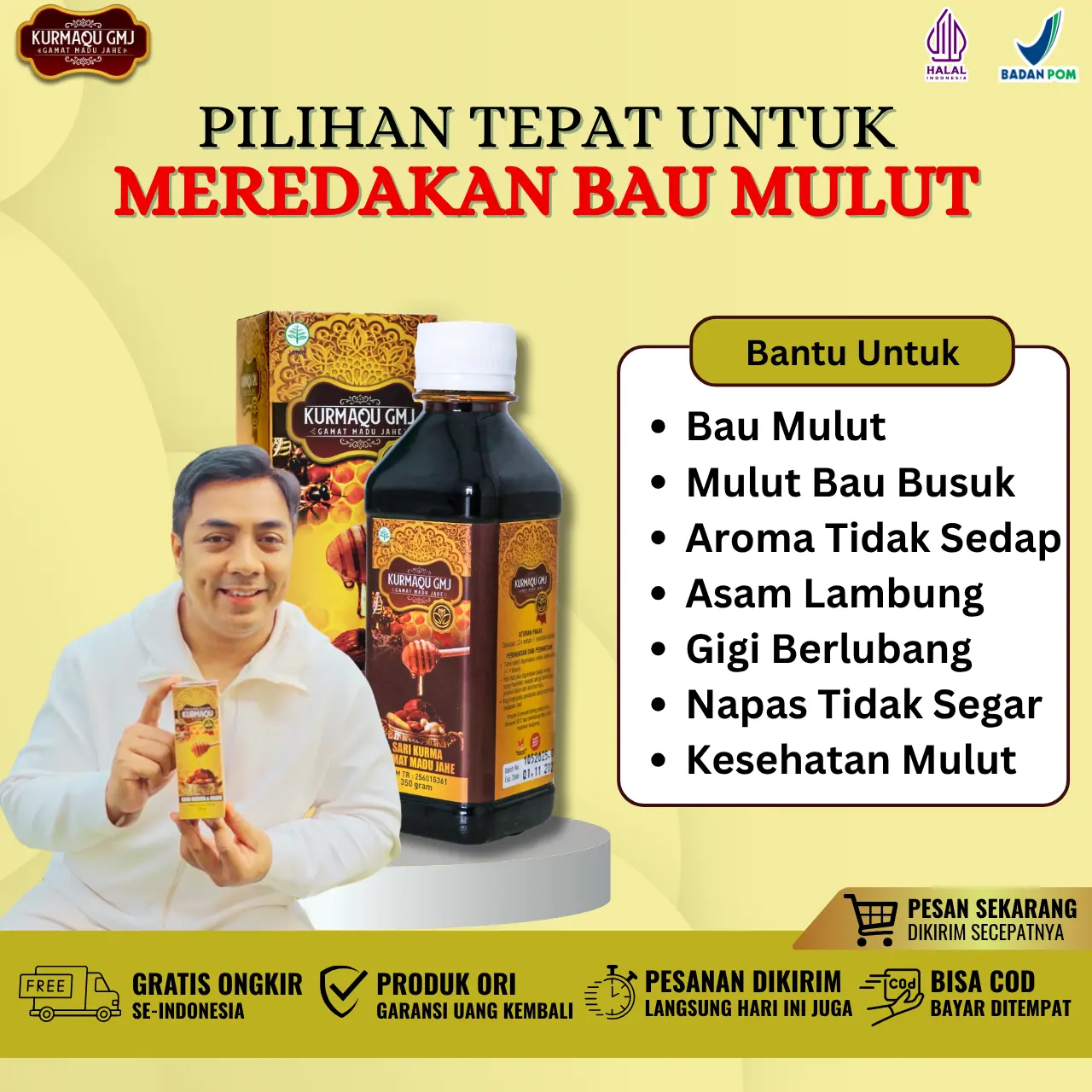 Kurmaqu Madu untuk Meredakan Bau Mulut Karena Gangguan Pencernaan, Mulut Bau Busuk dan Aroma Tak Sedap PALING MANJUR NAMUN SETIAP ORANG HASILNYA BERBEDA