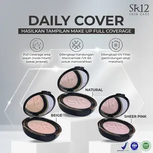 Daily Cover SR12 Bedak Padat | Bedak Anti Luntur