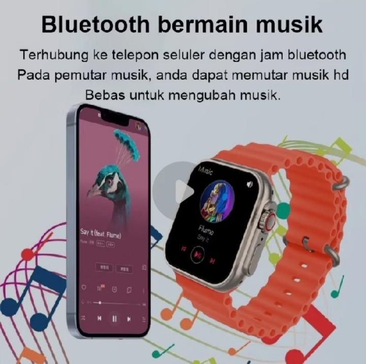 jam tangan cerdas 800 ultra  Bluetooth Telepon Smart Watch Ponsel