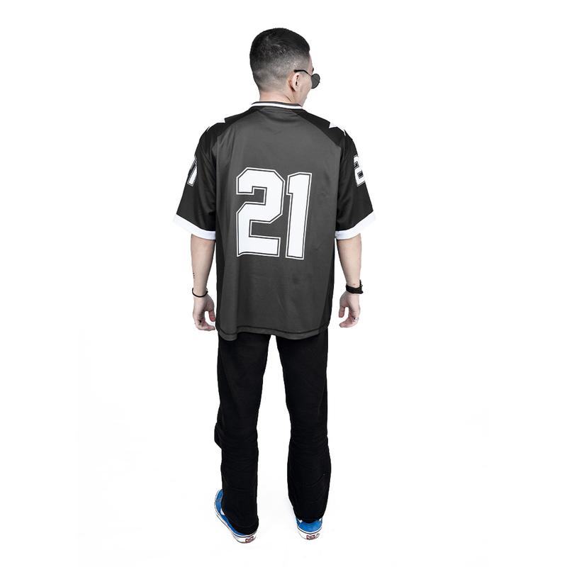 IFA  / 21 / Number Series / Jersey / Streetwear / Oversize / BOXY / Retro / Vintage / Y2K / NFL / Music / Korea / Band / Bloke Core / Sport / Atasan / Baju 2