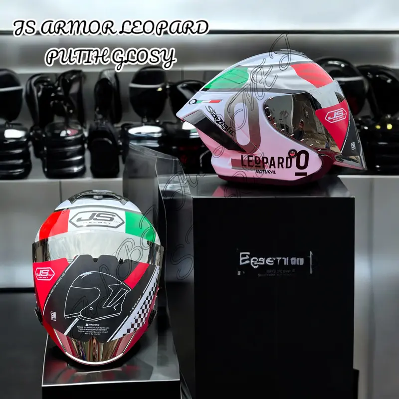 COD helm half face JS ARMOR helm viral PREMIUN 100% ORIGINAL SNI TERLARIS ELEGAN DAN NYAMAN 4