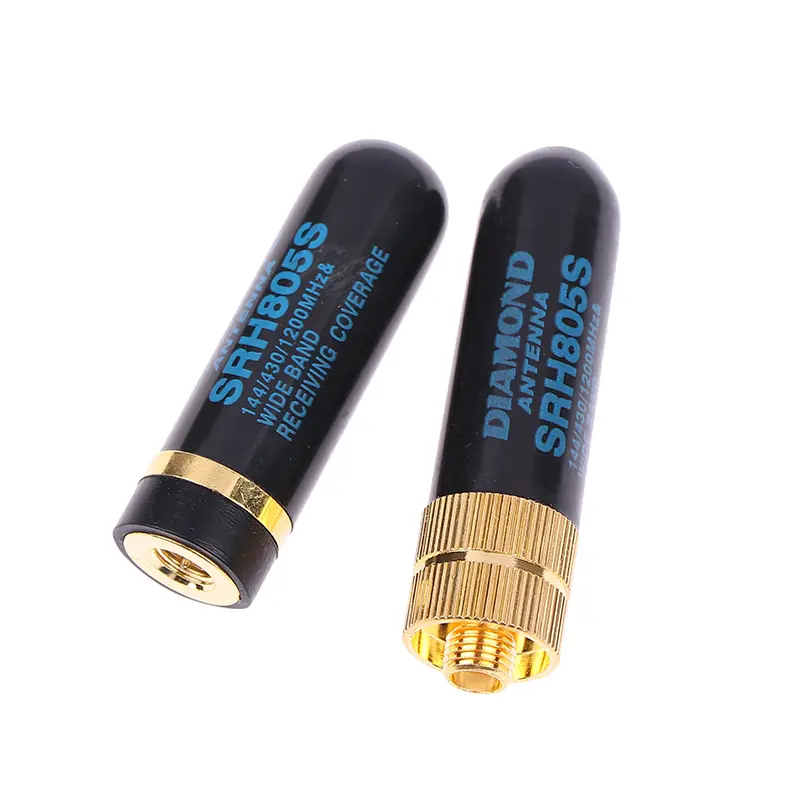 Ăng-ten băng tần kép cho bộ đàm Baofeng / YAESU,M/ SMA-F, UHF + VHF, SRH805S, vận chuyển nhanh, mới 7