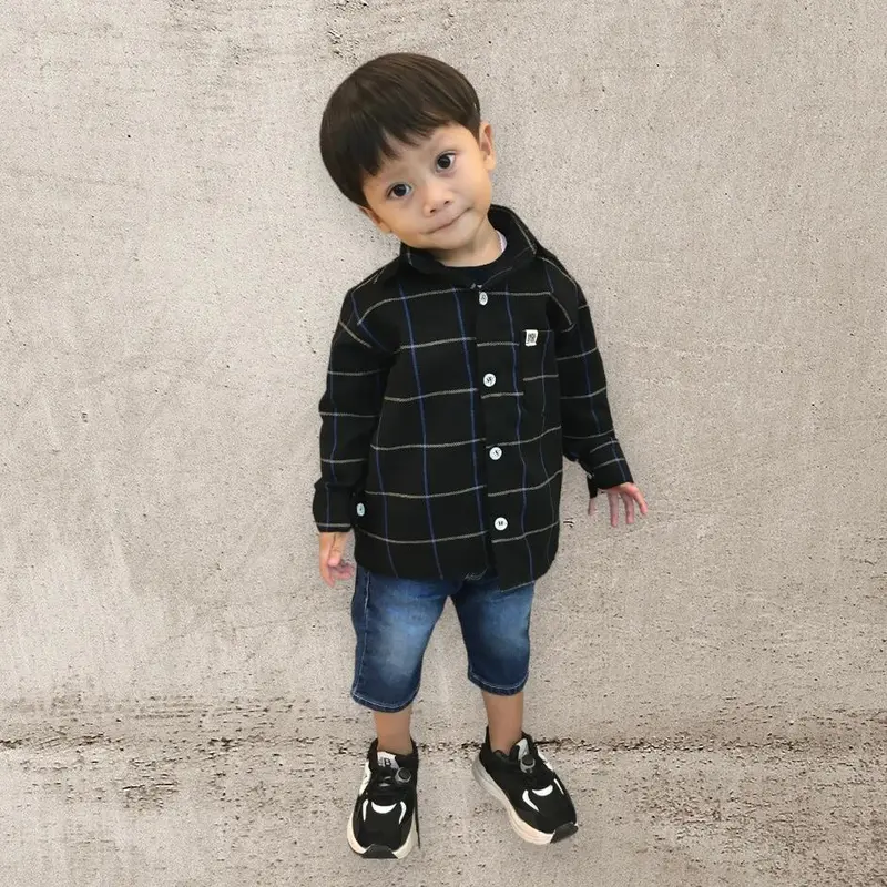 KEMEJA ANAK LAKI LAKI 8-12 TAHUN BAHAN FLANNEL JUNIOR Fashion 8