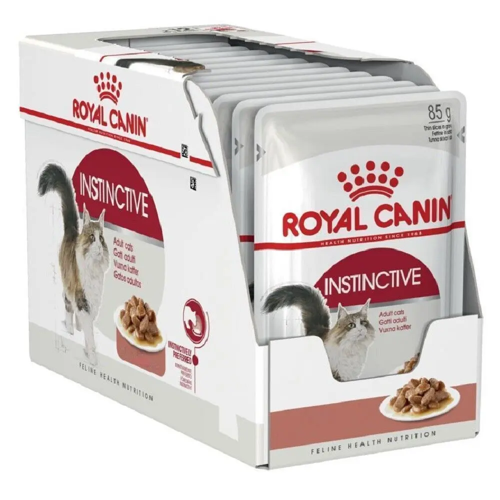 Royal Canin Instinctive Adult Wet (85g x 12 Pouches) Cat Food Pouch