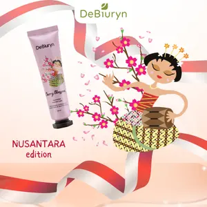 DeBiuryn Cherry Blossom Hand Nail Essential Cream 30ml | Kulit Tangan Kuku yang Cerah & Halus